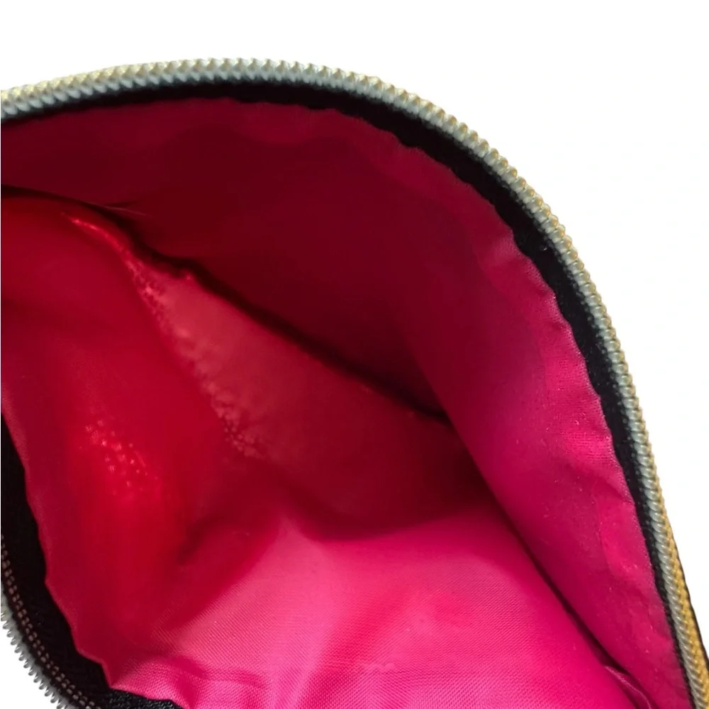 🤑 5/$25 ipsy Rose Gold Sequin Cosmetic Pouch with Black Tassel